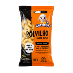 36827 BISCOITO CORDEIRO POLVILHO QUEIJO 100G